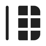 Table Insert Left SVG Icon